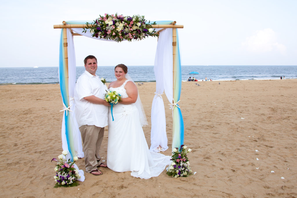 Virginia Beach Oceanfront Wedding: Katie + Colby
