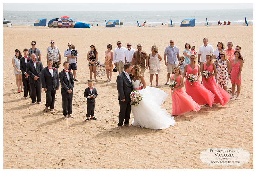 Virginia Beach Oceanfront Wedding: Christina + Joshua