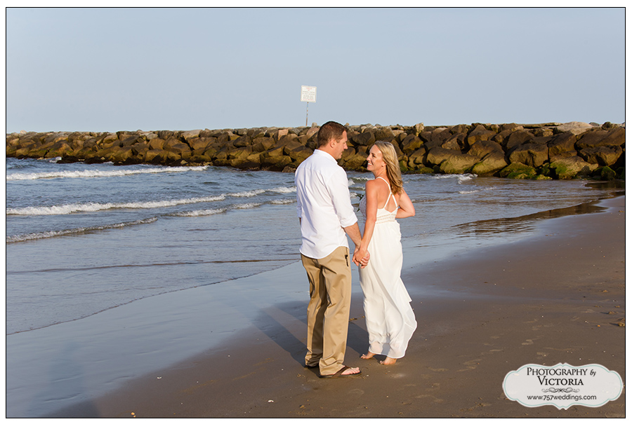 Virginia Beach Oceanfront Wedding: Kim + Joey