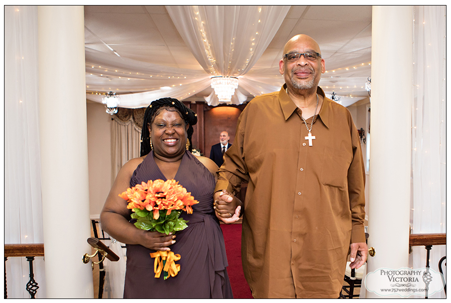 Elopement Packages in Virginia Beach - Pamela and Clarence March 2020 at indoor Virginia Beach Wedding Chapel