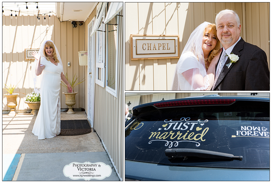 Kyra and William's Virginia Beach elopement in May 2020 - indoor Virginia Beach wedding venue