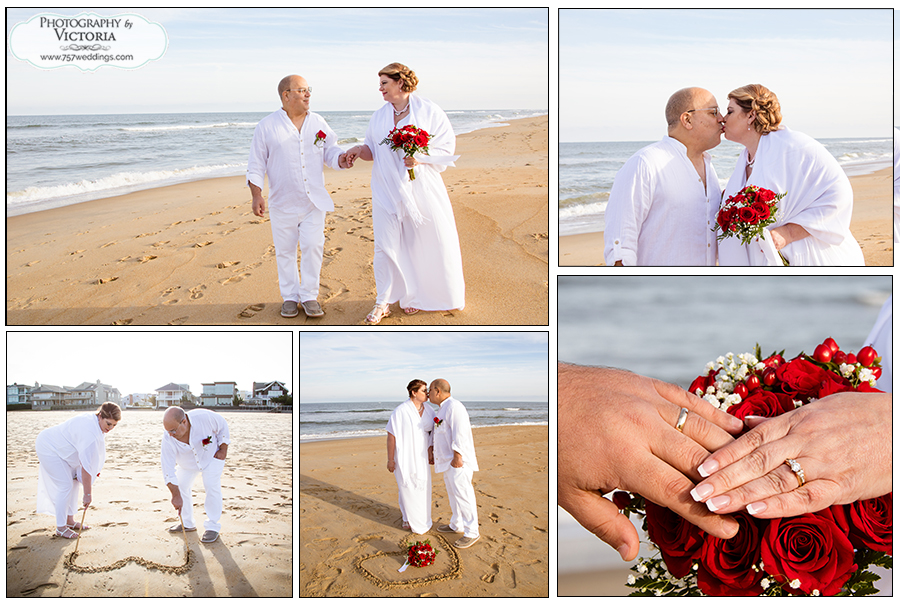 Brenda and Tony's beach wedding at the Wyndham Oceanfront Hotel in Virginia Beach, VA | beach wedding packages from 757Weddings.com