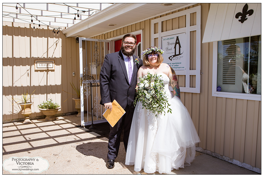 Briana and Robert's May 2020 wedding at our indoor wedding venue in Virginia Beach!