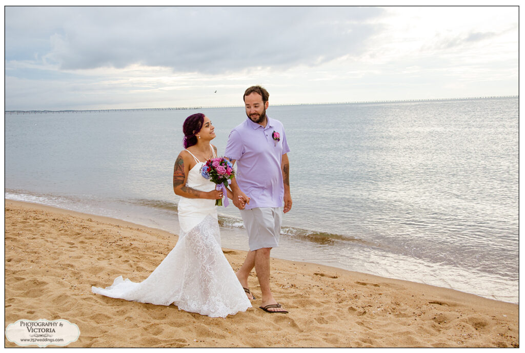 First Landing State Park Wedding: Katlynn + Mark