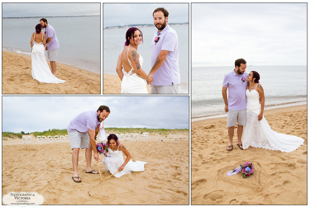 Katlynn and Mark's June 2020 wedding at First Landing State Park in Virginia Beach, VA - Virginia Beach weddings on the beach