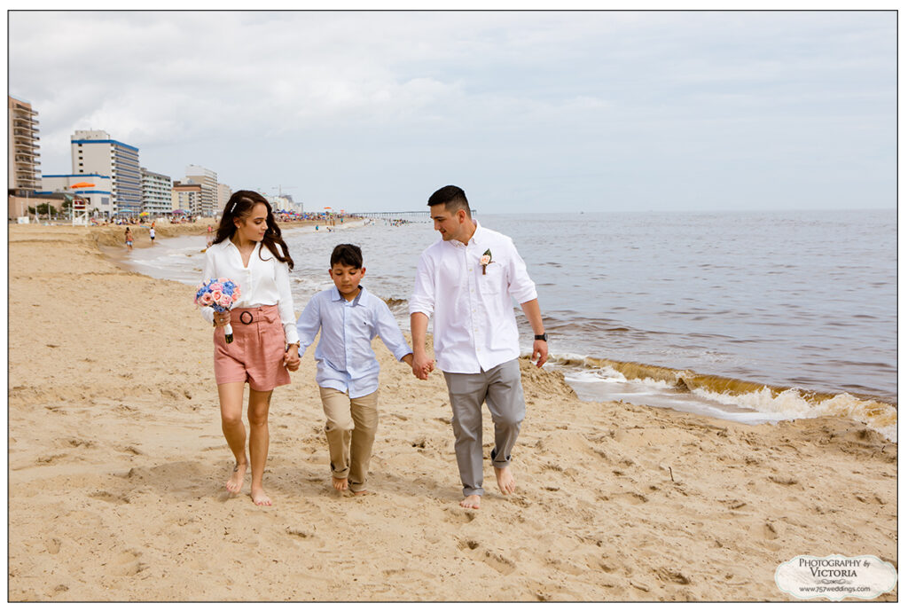 Balezka and Moses' Virginia Beach Oceanfront wedding and gender reveal