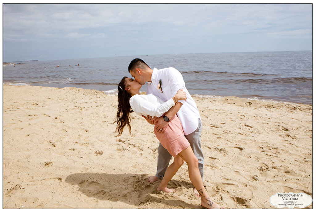 Balezka and Moses' Virginia Beach Oceanfront wedding and gender reveal