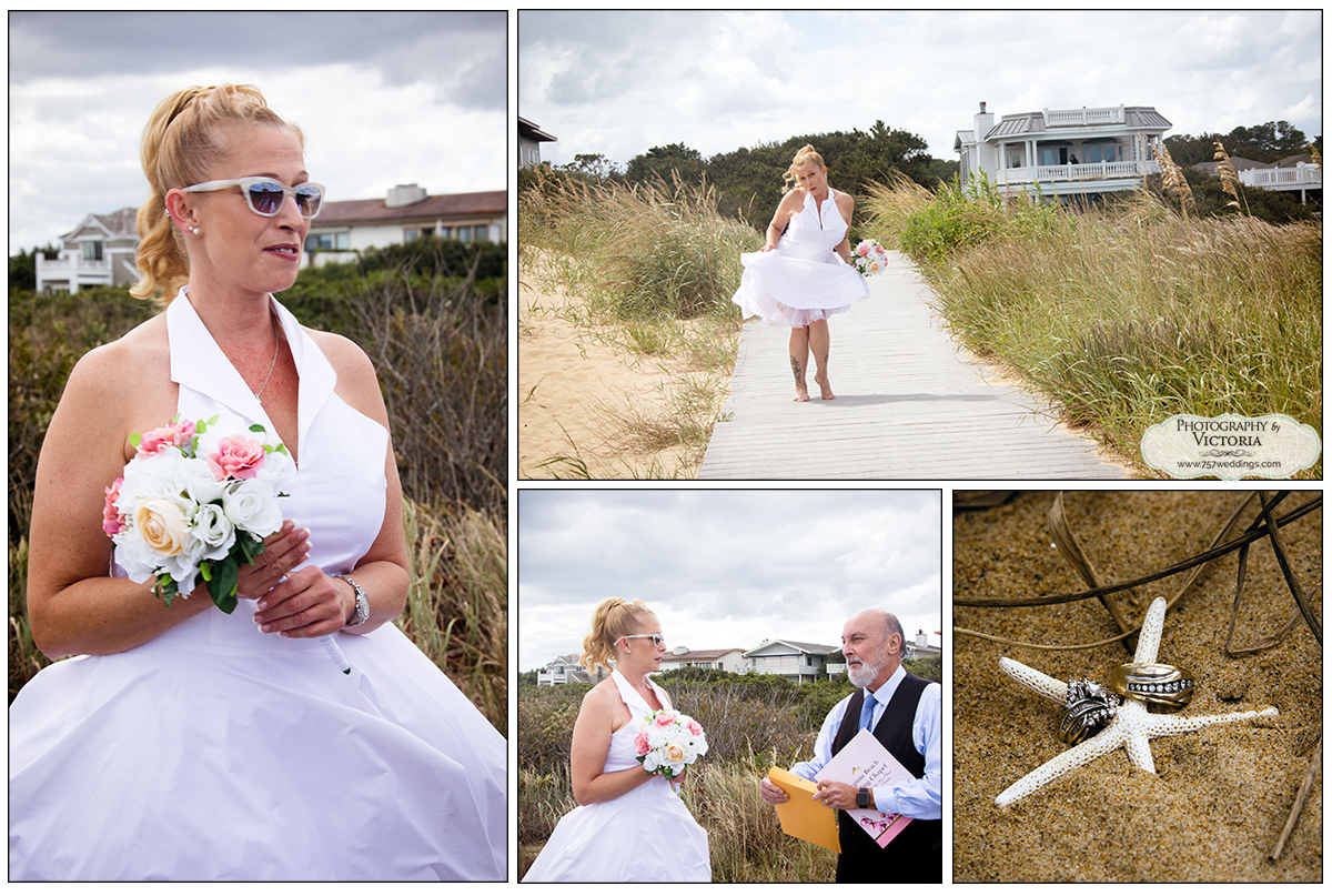 Tiffany and Tyalan's Virginia Beach oceanfront wedding