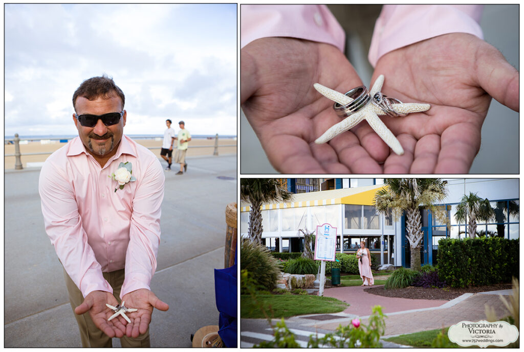 Kasey and Michael's August 2020 elopement at the Virginia Beach Oceanfront with the Virginia Beach Wedding Chapel - 757weddings.com. Officiated Reverend Bruce Begault and photographed by Victoria Begault.