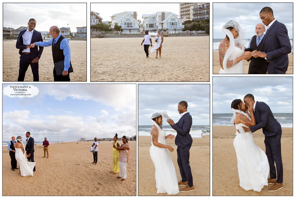 Tailor and Jordan's September 2020 Virginia Beach wedding at the Wyndham Virginia Beach Oceanfront on the beach
