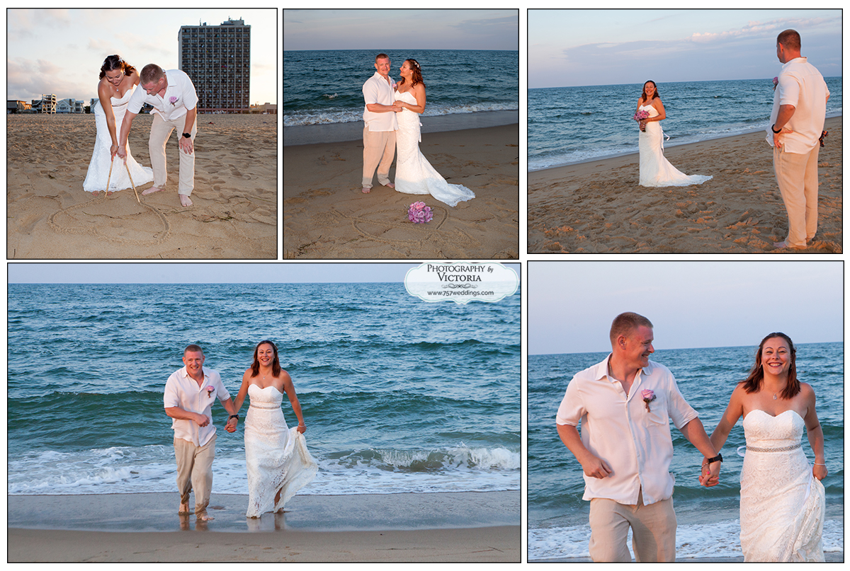 Virginia Beach Oceanfront Vow Renewal - Margaret and Daniel - officiated by Reverend Bruce Begault and photographed by Victoria Begault at the Wyndham Virginia Beach Oceanfront
