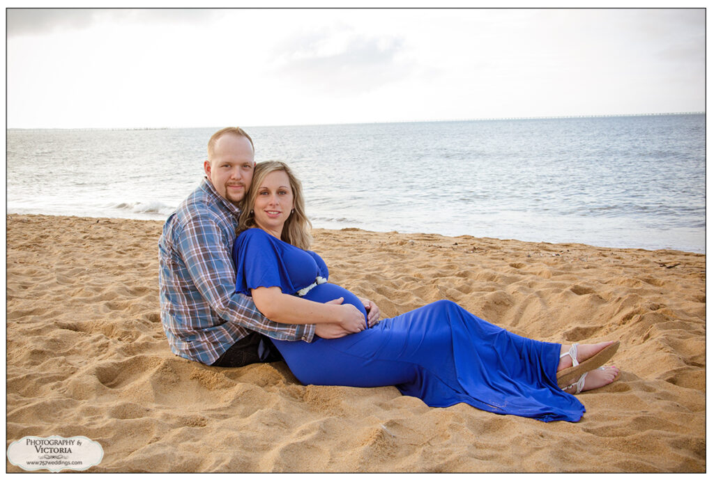 Virginia Beach Maternity Session: Krissy + Mike