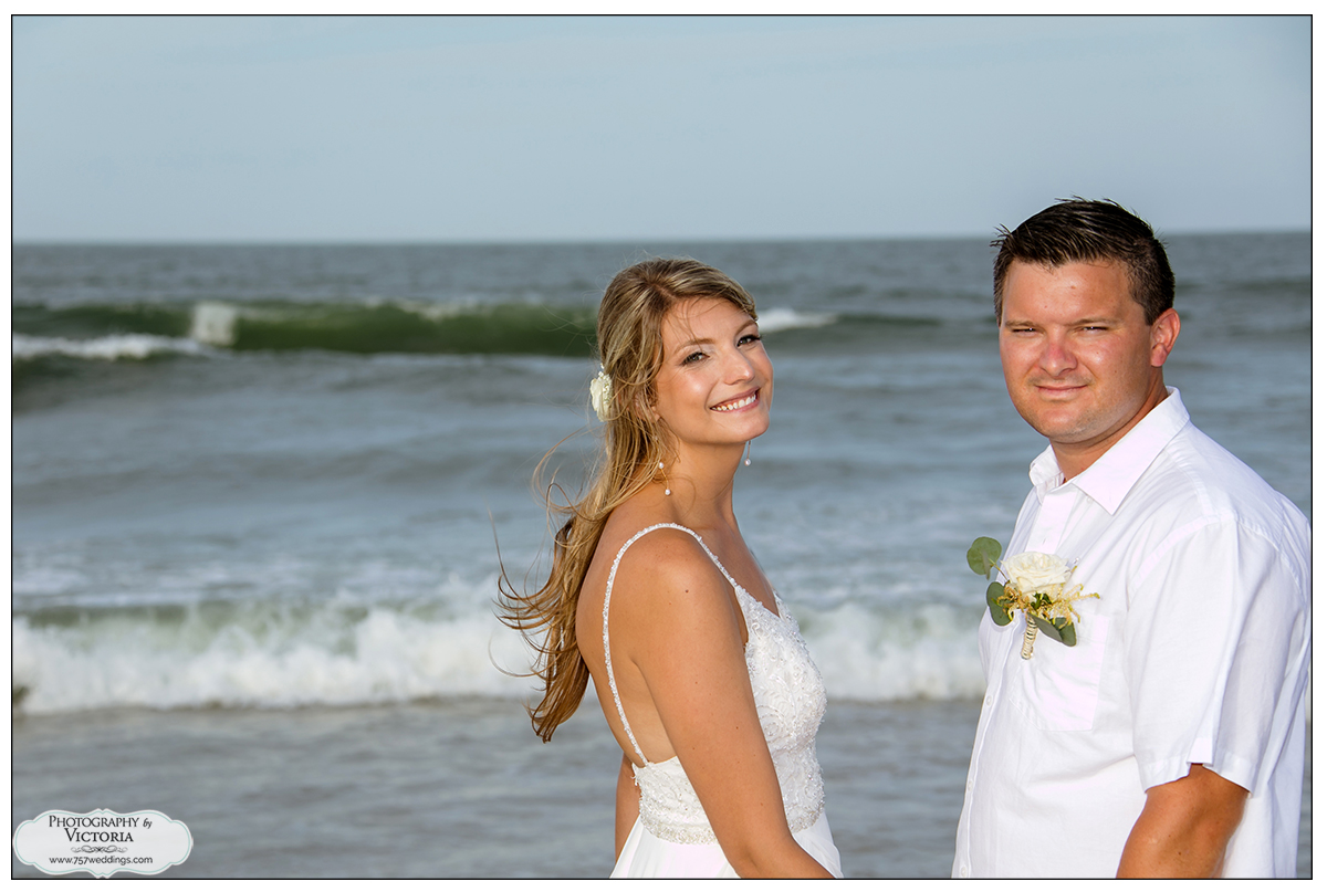 Taylor and Jordan's Virginia Beach wedding - Virginia Beach oceanfront - 757weddings.com - beach wedding packages