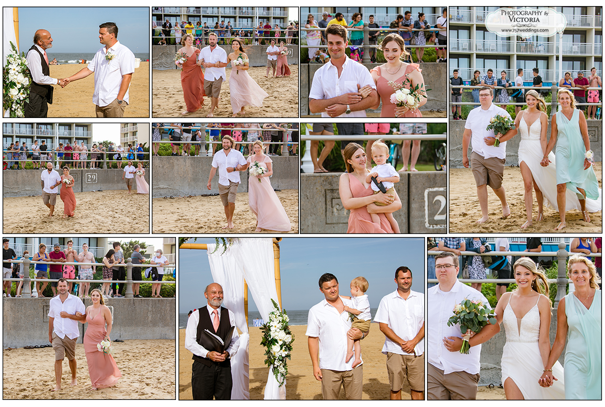 Taylor and Jordan's Virginia Beach wedding - Virginia Beach oceanfront - 757weddings.com - beach wedding packages