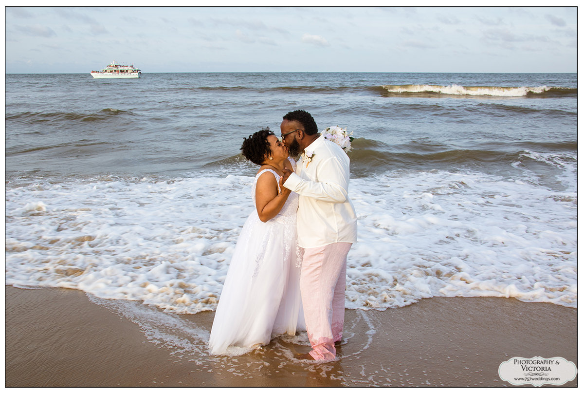 Stayce and Barry's August 2021 elopement at the north end of Virginia Beach - 757weddings.com - Virginia Beach Wedding Packages