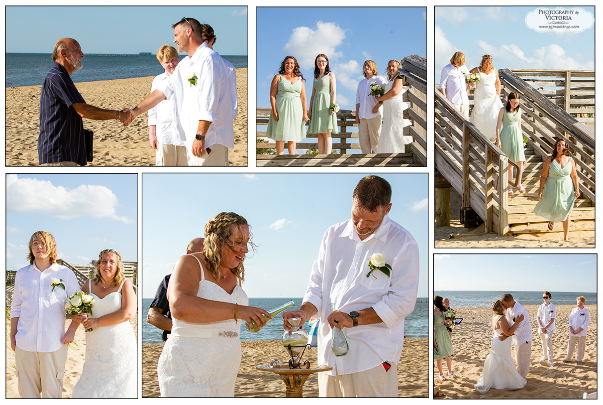 Gary and Anastasia's wedding at First Landing State Park - 757Weddings.com - Virginia Beach Wedding Chapel - Beach wedding packages