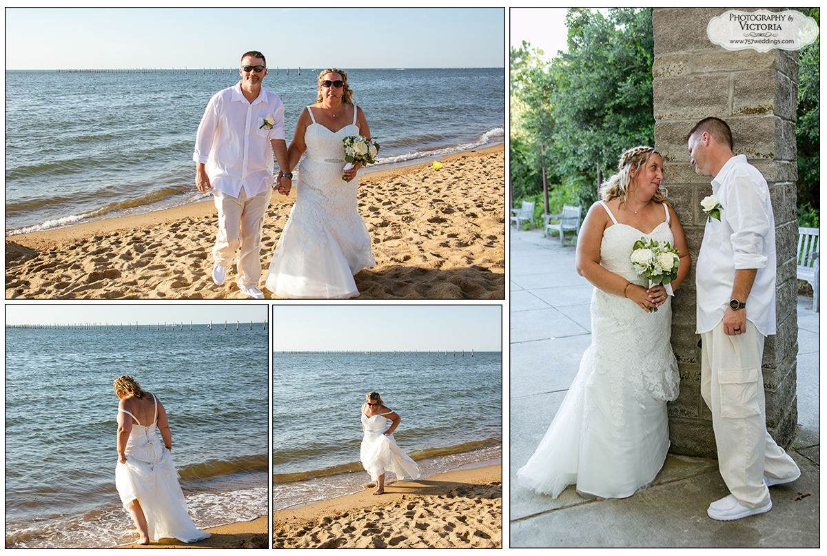 Gary and Anastasia's wedding at First Landing State Park - 757Weddings.com - Virginia Beach Wedding Chapel - Beach wedding packages