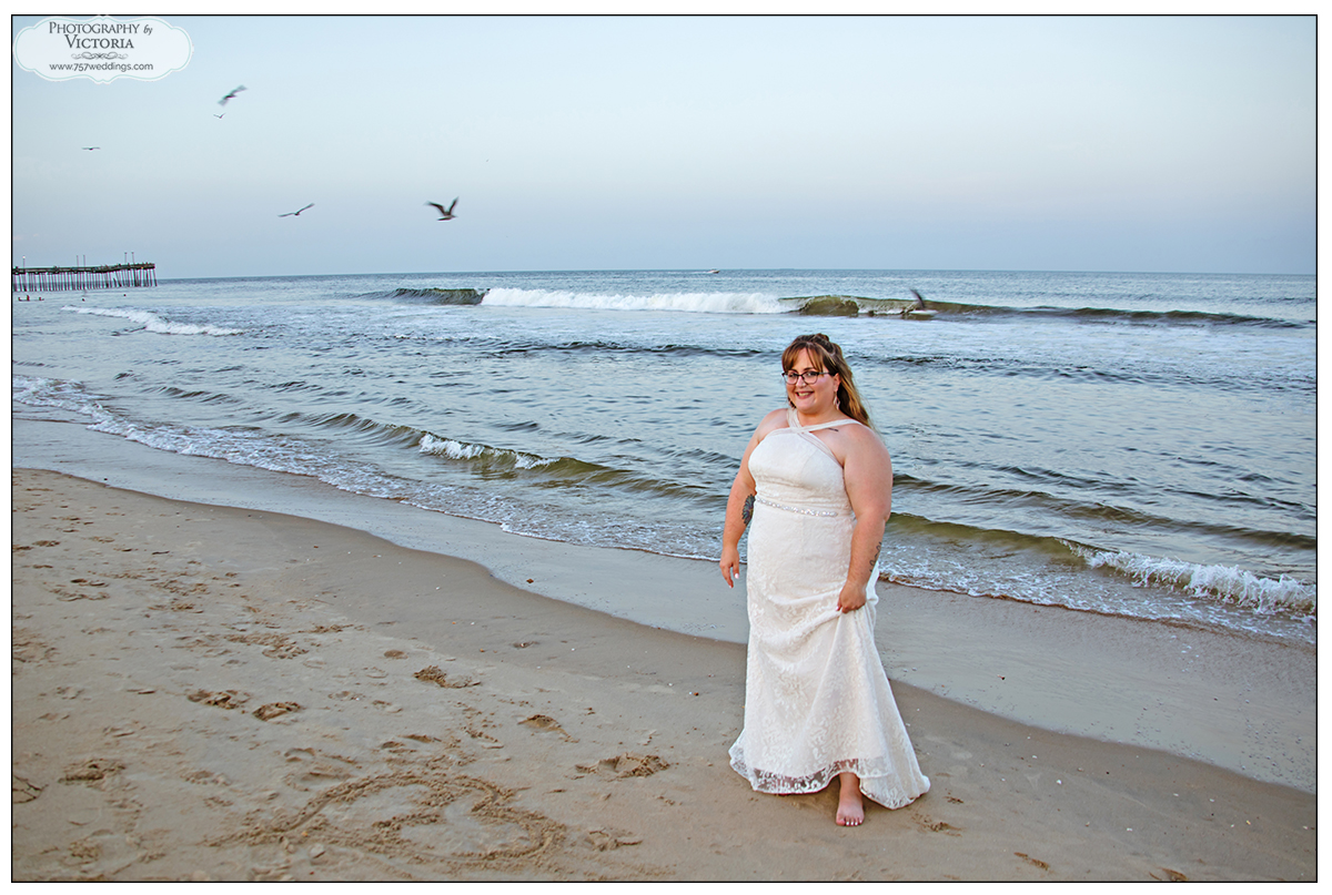 BreAnne and Kendra's Virginia Beach oceanfront wedding in August 2021 - Reverend Bruce Begault and photographer Victoria Begault - Virginia Beach Wedding Packages