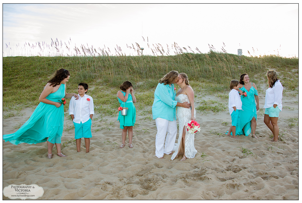 Lori and Mary's Sandbridge Little Island Park Wedding - Virginia Beach Wedding Packages - 757 Weddings Virginia Beach Wedding Chapel