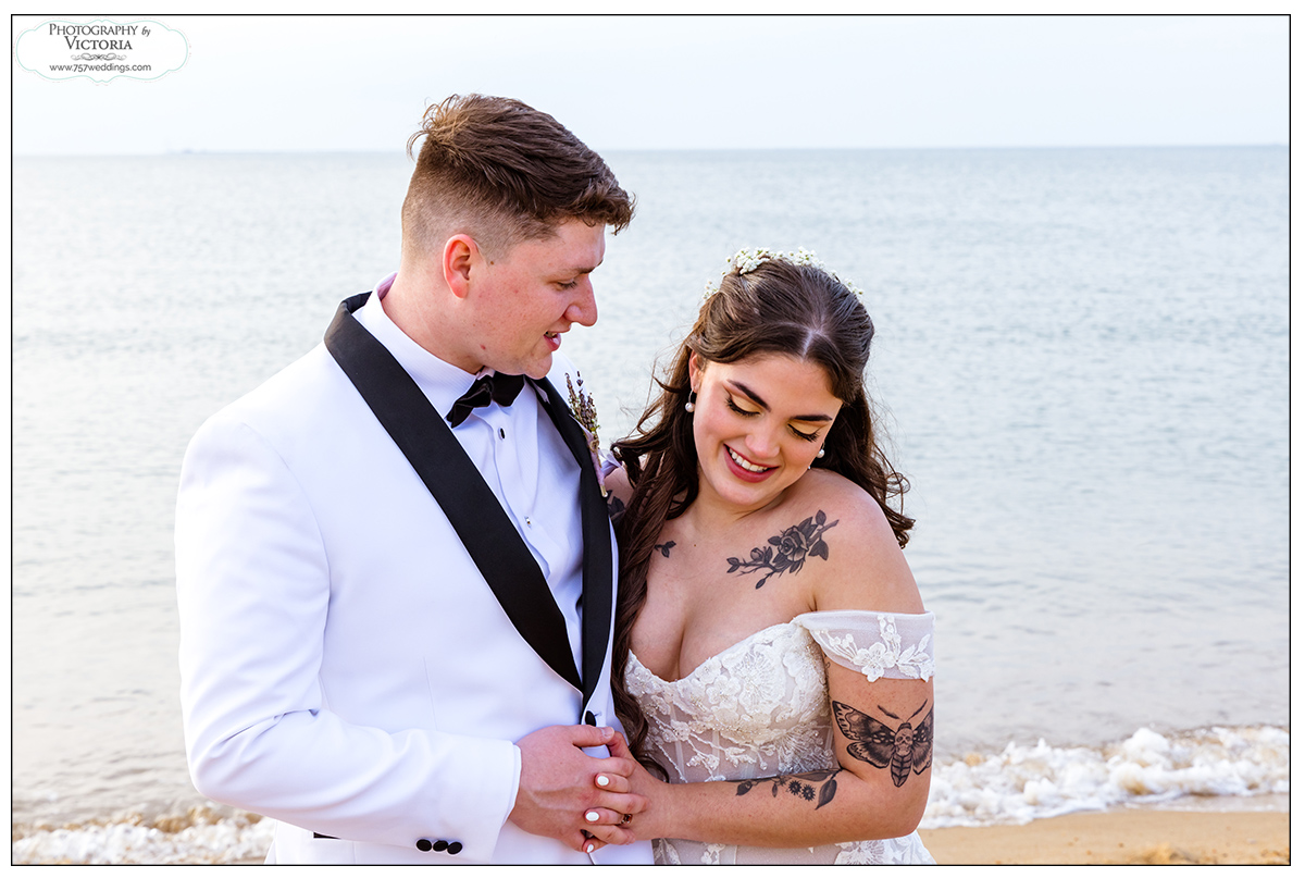 Veronica and Justin's wedding at First Landing State Park - beach wedding packages in Virginia Beach - Chesapeake Bay Dreams package Virginia Beach Wedding Chapel