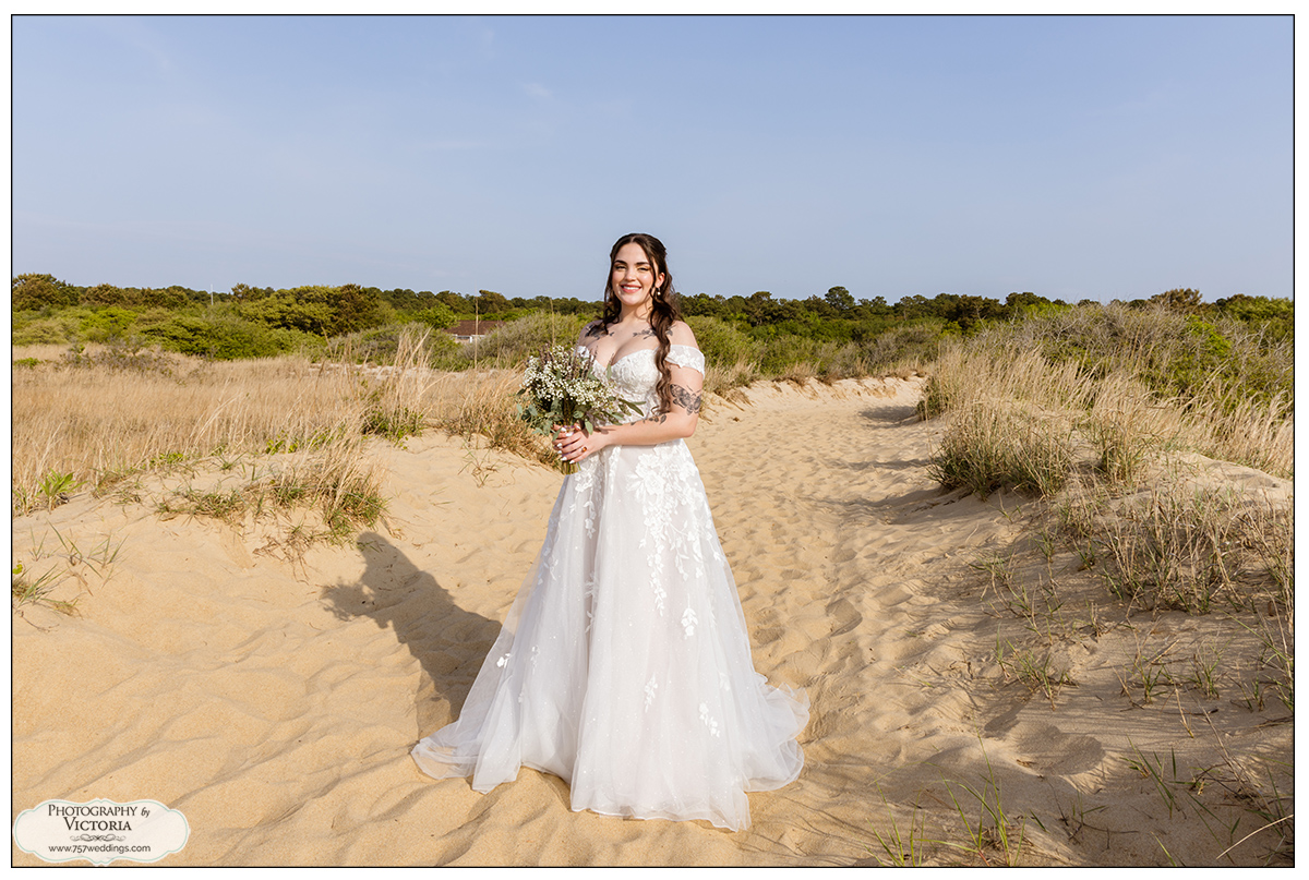 Veronica and Justin's wedding at First Landing State Park - beach wedding packages in Virginia Beach - Chesapeake Bay Dreams package Virginia Beach Wedding Chapel