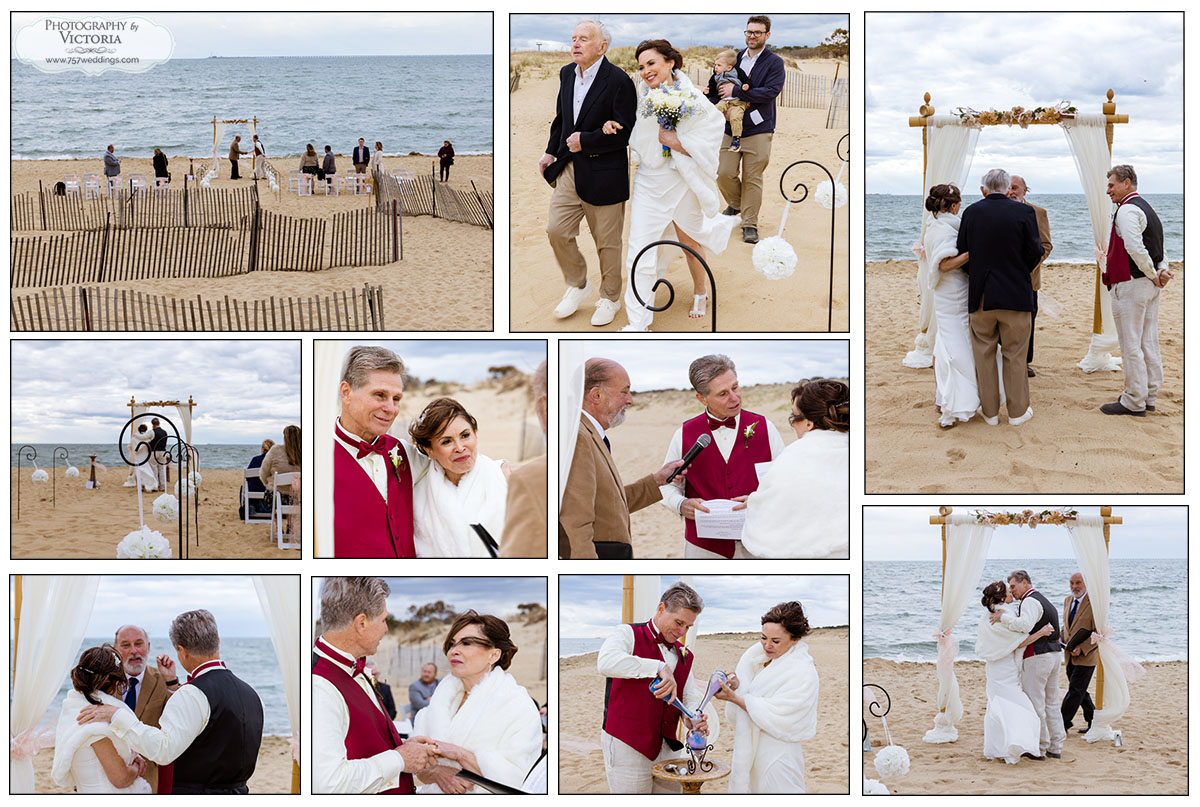 Lisa and Glen's Virginia Beach wedding at First Landing State Park - beach wedding packages in Virginia Beach