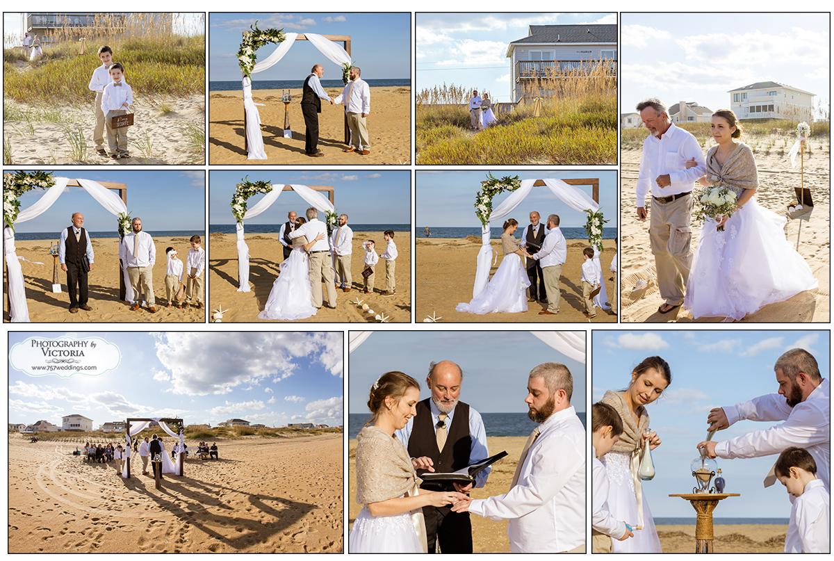 Sandbridge Beach Wedding in Virginia Beach - 757 Weddings Virginia Beach Wedding Chapel - Photography by Victoria Begault - officiated by Reverend Bruce Begault