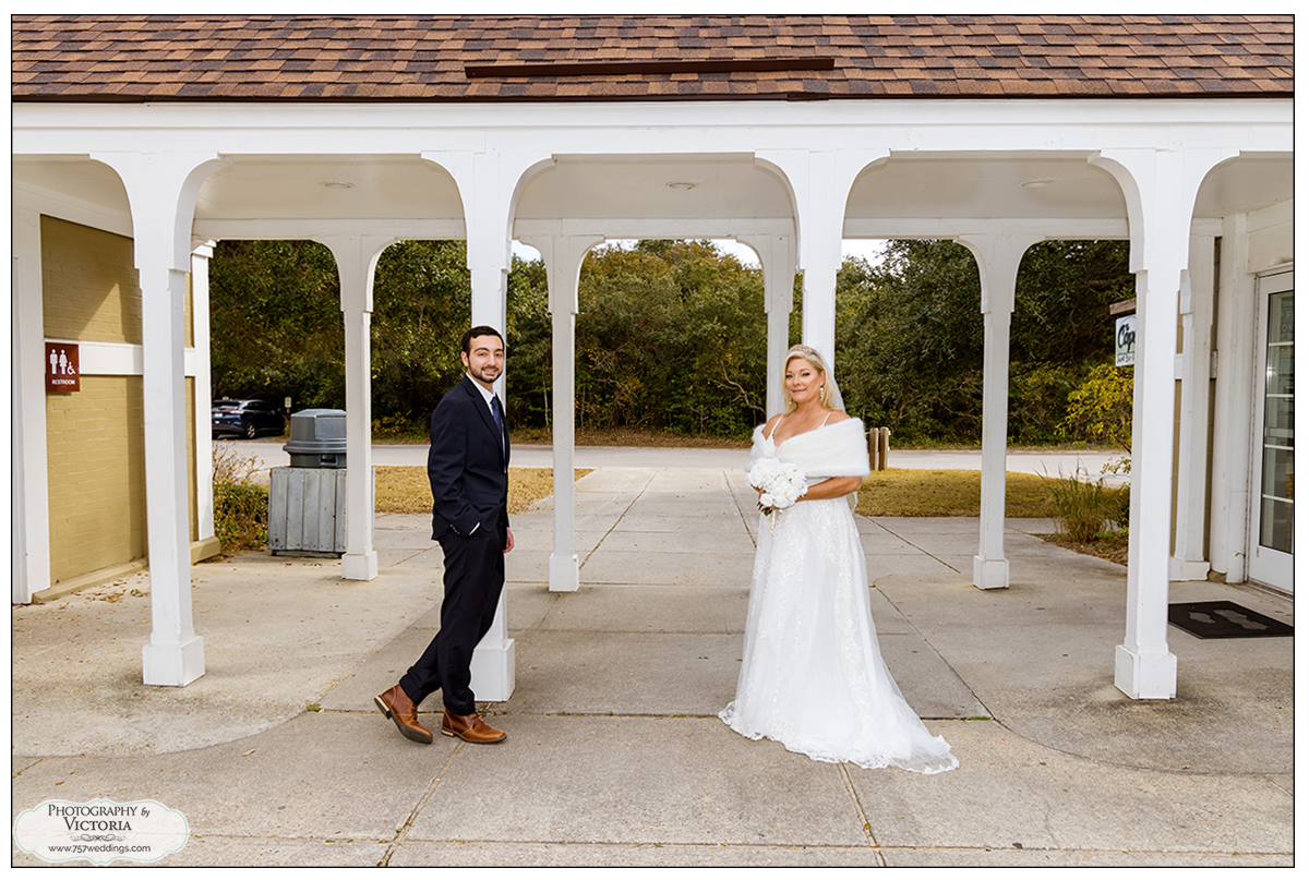 First Landing State Park wedding photos by Victoria Begault with 757weddings.com Virginia Beach Wedding Chapel