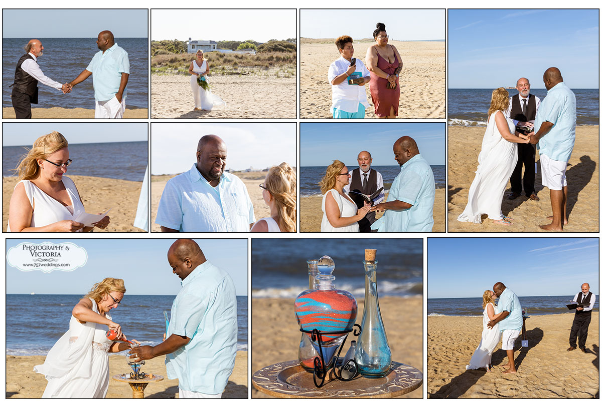 Ruth and Edward's Virginia Beach north end elopement - Virginia Beach elopement packages - Virginia Beach Wedding Chapel 757 Weddings
