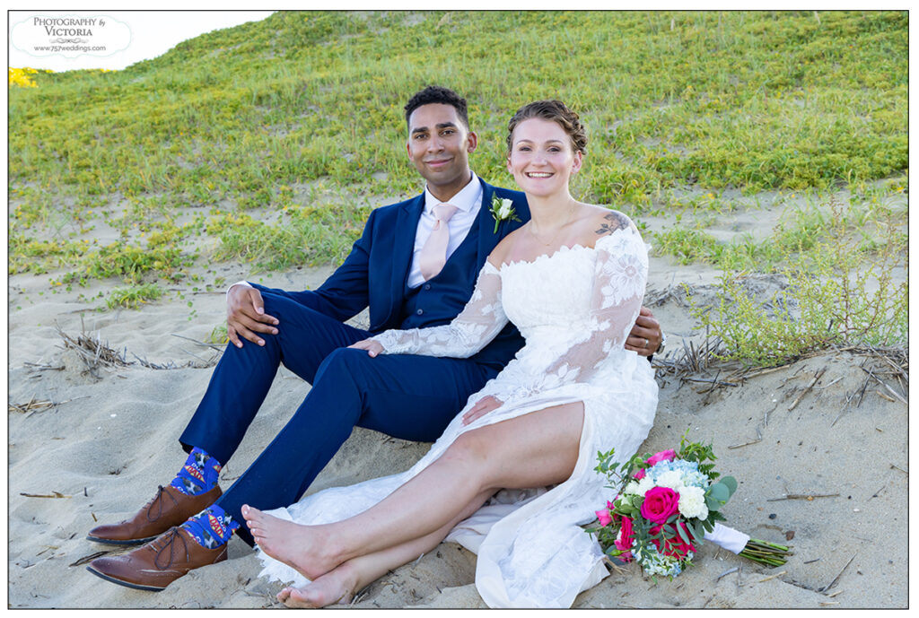 Sandbridge Wedding at Little Island Park: Jessica + Donovan