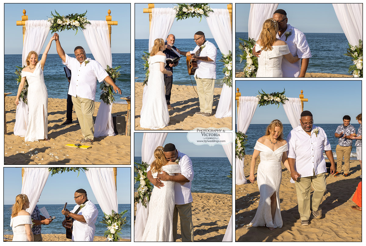 Lyz and Thomas' Sandbridge beach wedding in Virginia Beach - Virginia Beach Wedding Chapel - Reverend Bruce Begault - photography by Victoria Begault - 757Weddings - Virginia Beach wedding packages