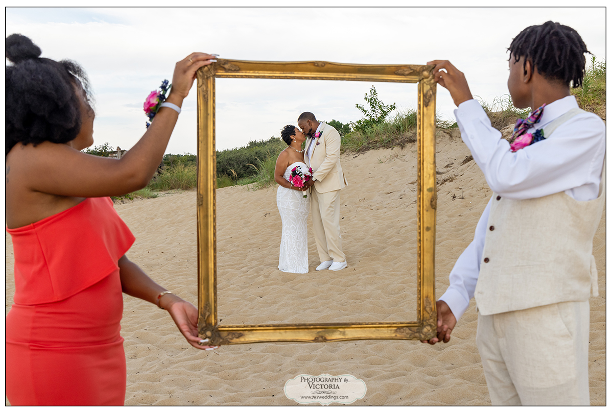 Juanita and Gary's beach wedding at First Landing State Park in Virginia Beach - Virginia Beach wedding packages - 757weddings.com