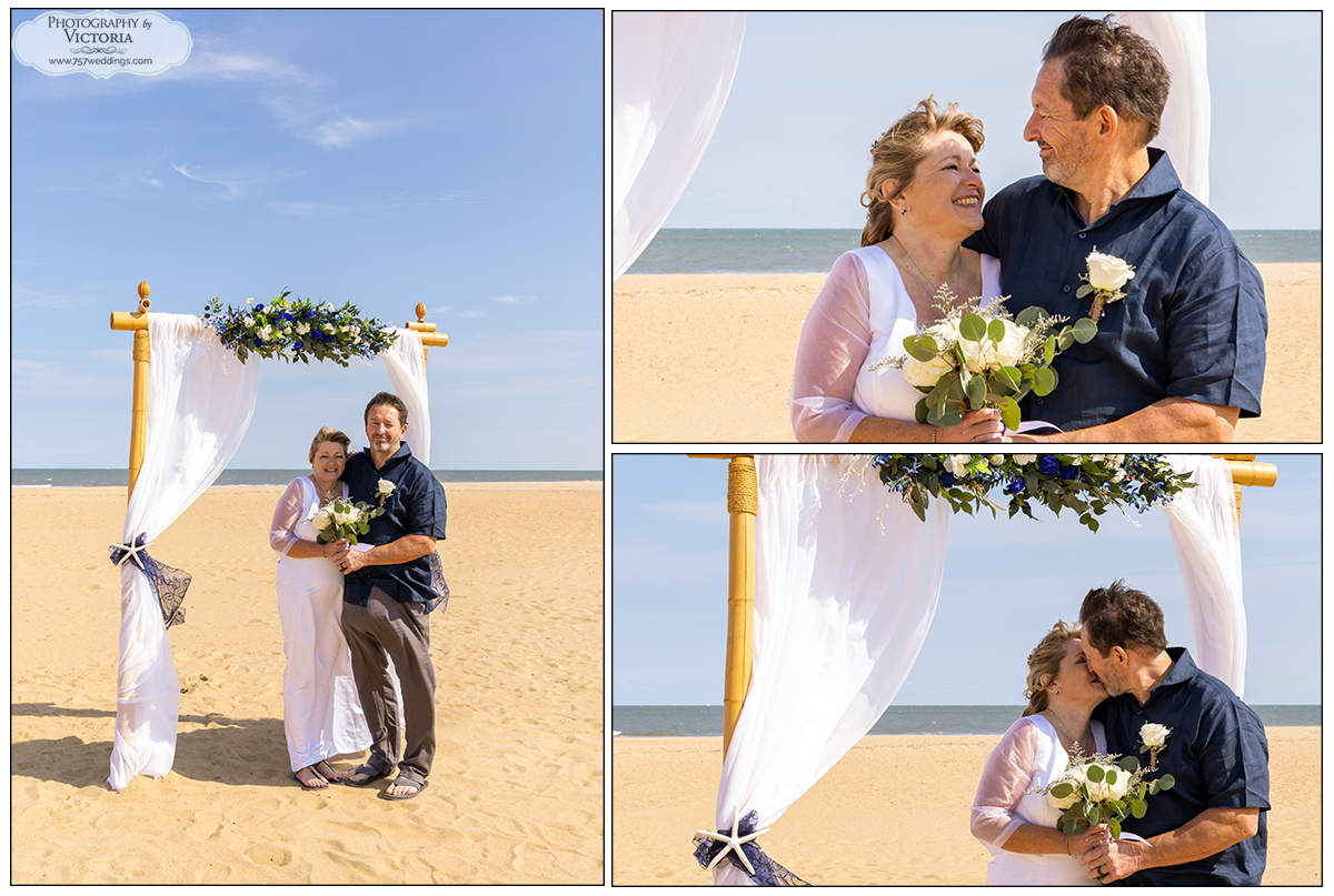 Cathy and Lionel's Virginia Beach oceanfront wedding at the Wyndham Hotel - Virginia Beach wedding packages on the beach - photography by Victoria Begault - Reverend Bruce Begault, wedding officiant