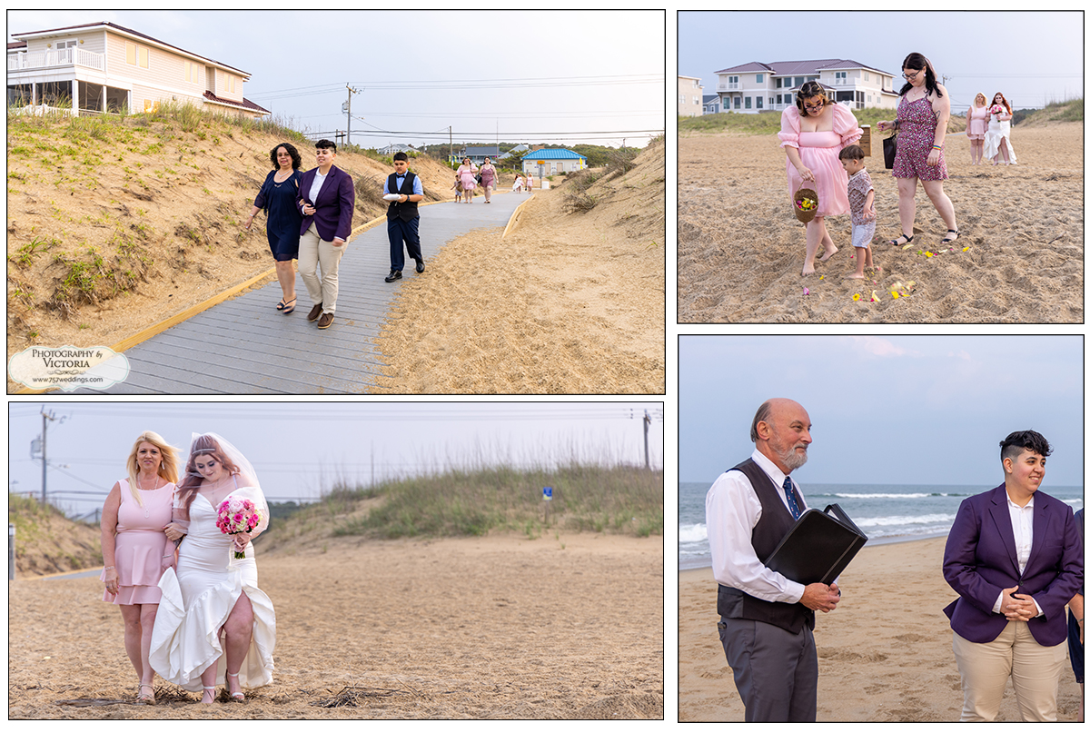 Alyssa and Alexa's Sandbridge Beach wedding - Virginia Beach Wedding Chapel Simple Wedding Package