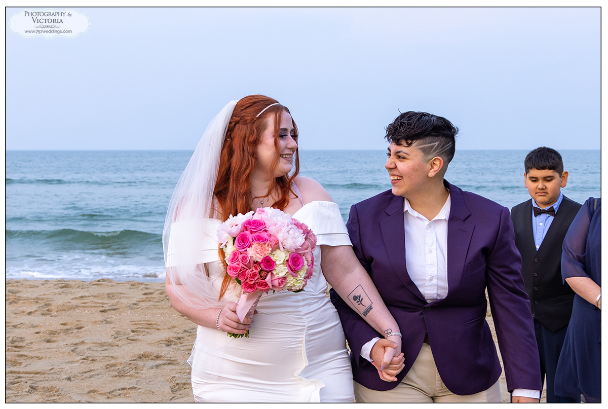 Alyssa and Alexa's Sandbridge Beach wedding - Virginia Beach Wedding Chapel Simple Wedding Package