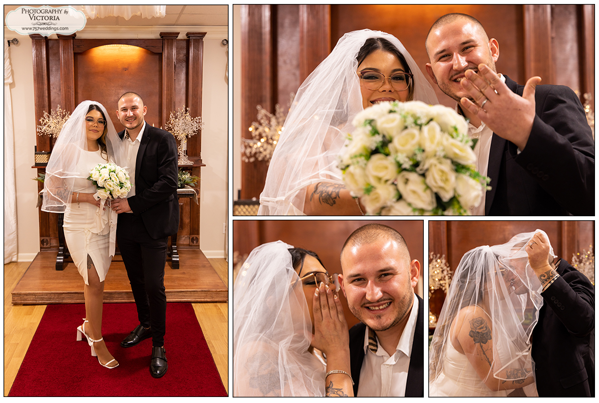 Elsa and Lior's Virginia Beach wedding officiated by Reverend Bruce Begault and photographed by Victoria Begault