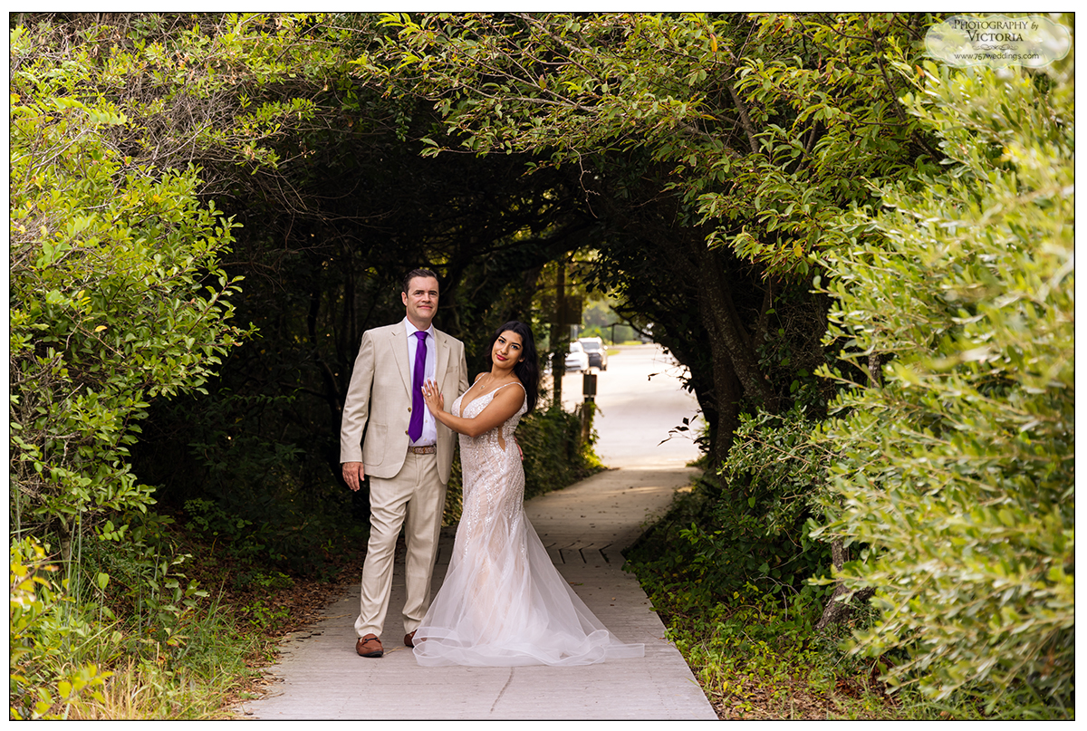 Brianna and Kevin's Virginia Beach Elopement - Reverend Bruce Begault - photography by Victoria Begault