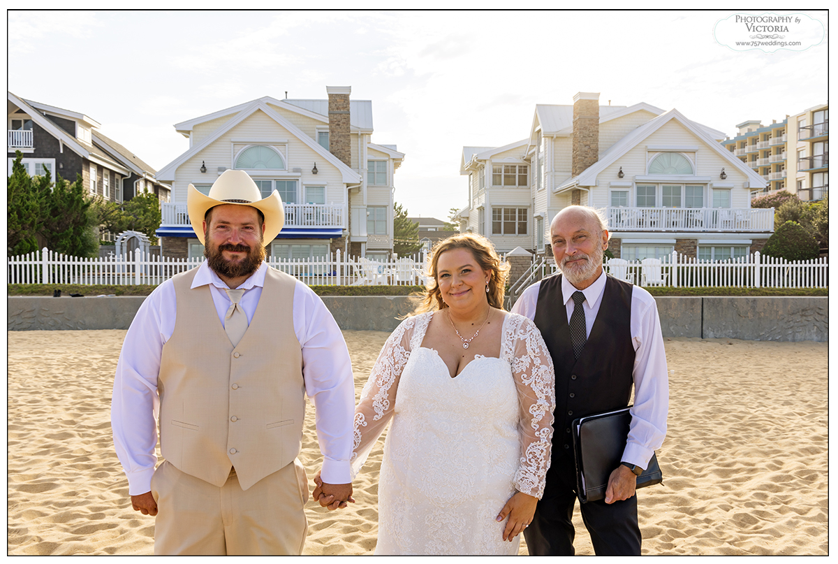 Jesica and Jack's August beach wedding at the Wyndham Virginia Beach Oceanfront